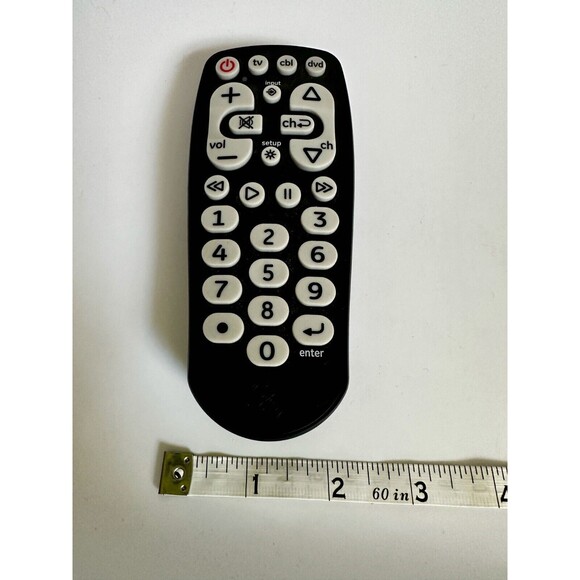 GE 25040 Universal Remote Control w Oversized Buttons - TV, Cable & DVD - WORKS - Picture 6 of 6